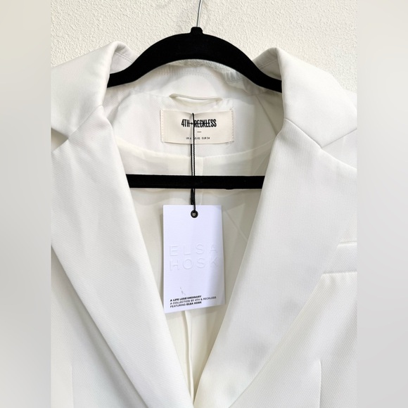 White Blazer from 4TH + Reckless size XS - Picture 3 of 10